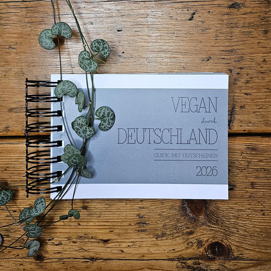 GUIDE MIT GUTSCHEINEN "VEGAN DURCH DEUTSCHLAND" | 2026 | GUTSCHEINHEFT