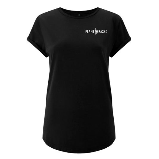 "PLANT BASED" | TAILLIERTES SHIRT | BIO | ORGANIC | VEGAN | HERBIVOR | PLANTBASED | PFLANZENFRESSER