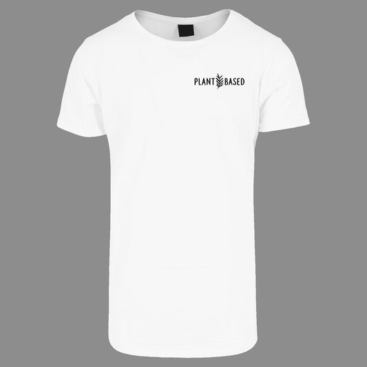 "PLANT BASED" | T-SHIRT | WHITE | BIO | ORGANIC | VEGAN | HERBIVOR | VGN | PFLANZENFRESSER |